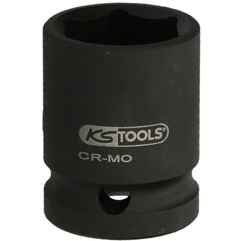 KS Tools 1 Sechskant-Kraft-Stecknuss, kurz, 77 mm