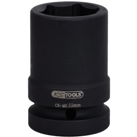 KS Tools 1" Sechskant-Kraft-Stecknuss, mittel lang, 38mm - 515.2138