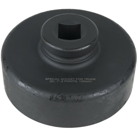 KS Tools 1 Zoll Achsmuttern-Schlüssel, 8-kant, kurz, 130 mm