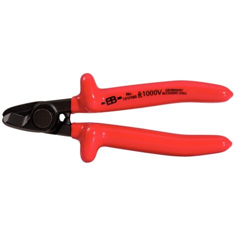KS Tools 1000V Einhand-Kabelschere, 160mm - 117.1286