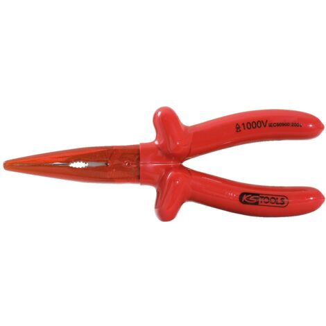 KS Tools 1000V Flachrundzange, 160 mm