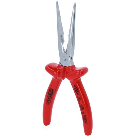KS Tools 1000V Flachrundzange, 200 mm