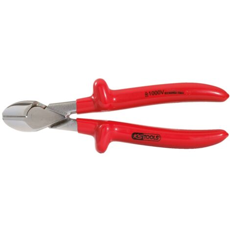 KS Tools 1000V Kraft-Seitenschneider, 180mm - 117.1282