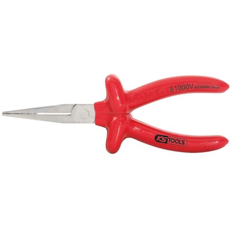 KS Tools 1000V Langbeck-Flachzange, 160mm - 117.1299