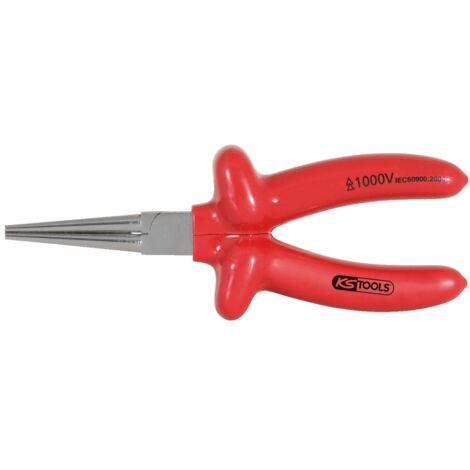 KS Tools 1000V Langbeck-Rundzange, 160mm - 117.1290