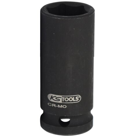 KS Tools 1.1/2 Sechskant-Kraft-Stecknuss, lang, 78 mm