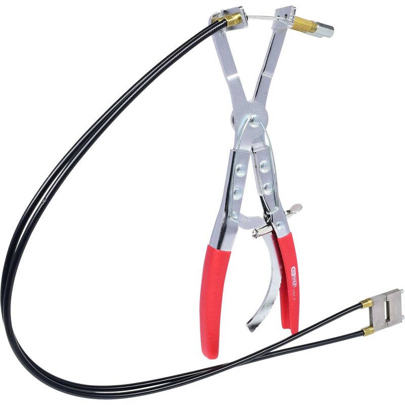 Pince à collier à crémaillère avec double câble Bowden, 600mm