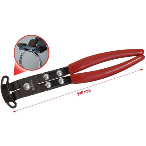 KS Tools 115.1185 Pinza a Morsetto Laterale per Fascette Pinzabili, 240 mm