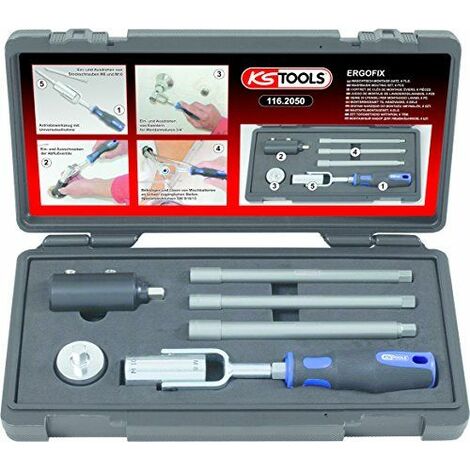 KS Tools 116.2050 - Coffret spécial sanitaire - Douilles Ø9 à 13 mm - Spécial monta...