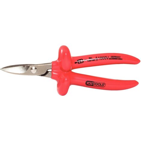 KS Tools 117.1206 Classic, 1000V Forbici per Elettricisti, 180 mm