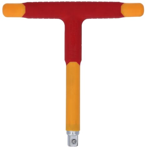 KS-Tools 117.5340 1/2" T-Griff-Aufsteckschlüssel m it Schutzisolierung, 200mm