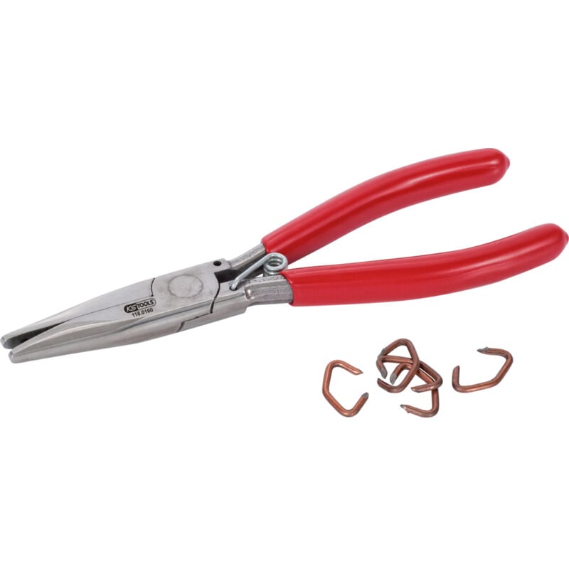 Kstools - ks Tools - Pince à capitonner les sièges, avec agrafes - 118.0160