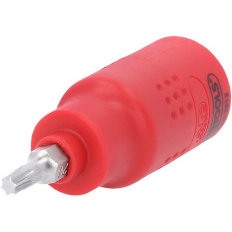 KS-Tools 118.3812 3/8" Isolierte Bit-Stecknuss T20  60 mm lang