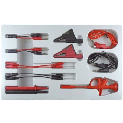 KS Tools 12/24V Diagnose Prüf- und Mess-Kabel-Satz, 13-tlg - 150.1675
