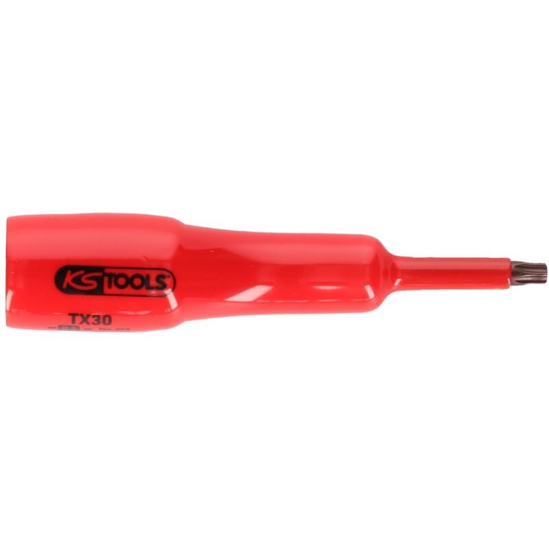 Image of Kstools - ks Tools 1/2 Bit-Stecknuss mit Schutzisolierung für Torx-Schrauben, T40, lang - 117.2448