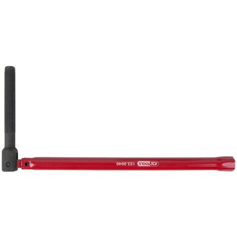 KS Tools 123.0041 Chiave per dadi di rubinetti verticali con adattatore intercambiabile, 260 mm