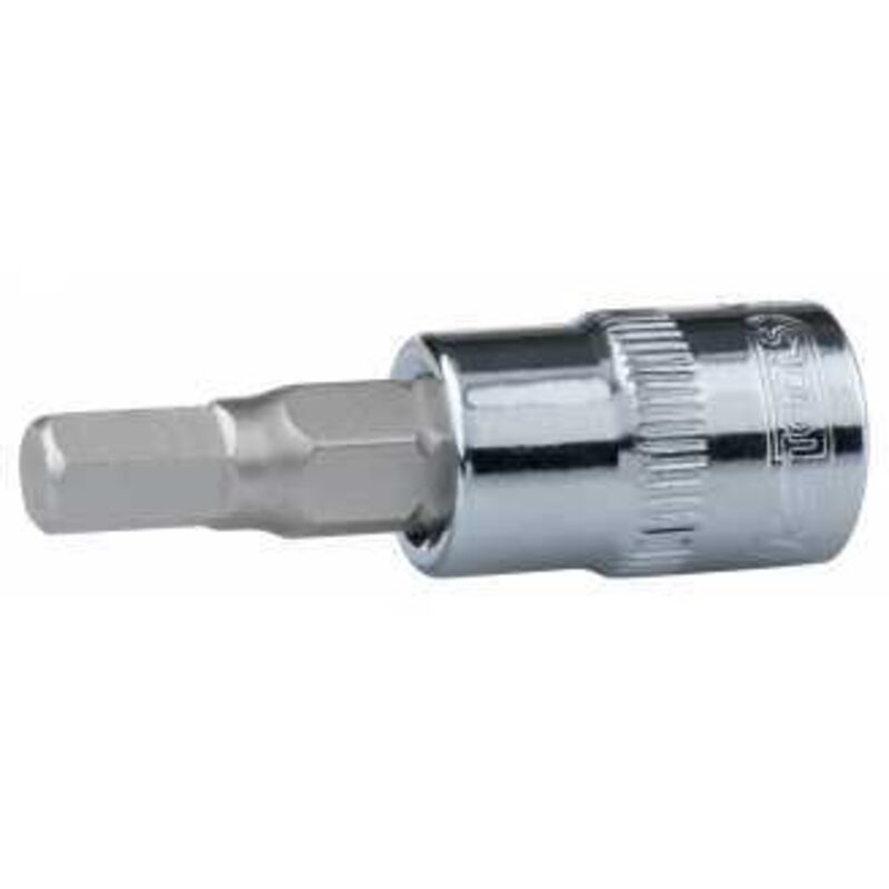 1/4' CHROMEplus Bit-Stecknuss Innensechskant, 1/8'