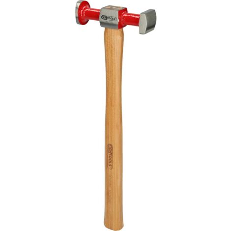 KS Tools 140.2130 Martello per Carrozzieri con Teste Convesse, Superficie di Lavoro Liscia, 325 mm