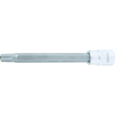 T55 L.30 mm KS TOOLS 930.2155 Embout de vissage TORX perc/é A 10 mm