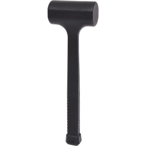 KS Tools 140.5256 Mazzuola in Gomma, Antirimbalzo, in Solido Poliuretano-Fibra di Vetro, Peso 1170 G