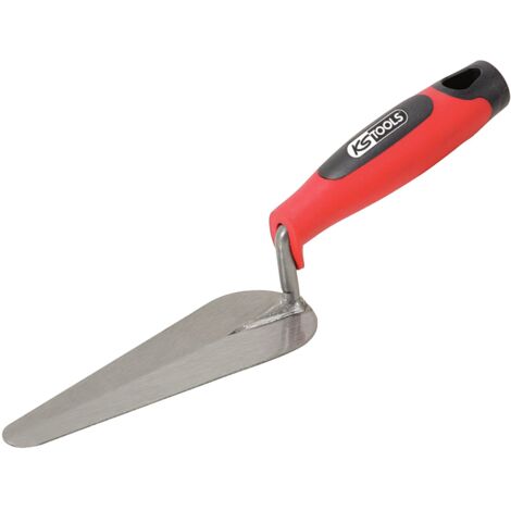 KS Tools 144.0233 Cazzuola a Lingua di Gatto, 160 mm, Impugnatura Bi-Componente