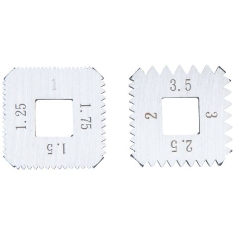 KS-Tools 150.1431 Ersatzbacken metrisch f. Gewinde strehler, 1-1,25-1,5-1,75-2-2,5-3-3,5