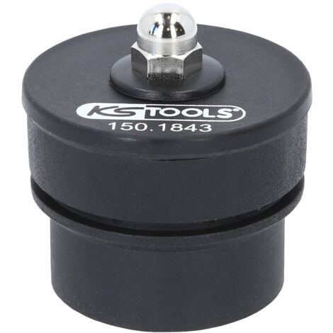 KS-Tools 150.1843 Bajonett-Gegenstopfen-Adapter, Ø 46 mm