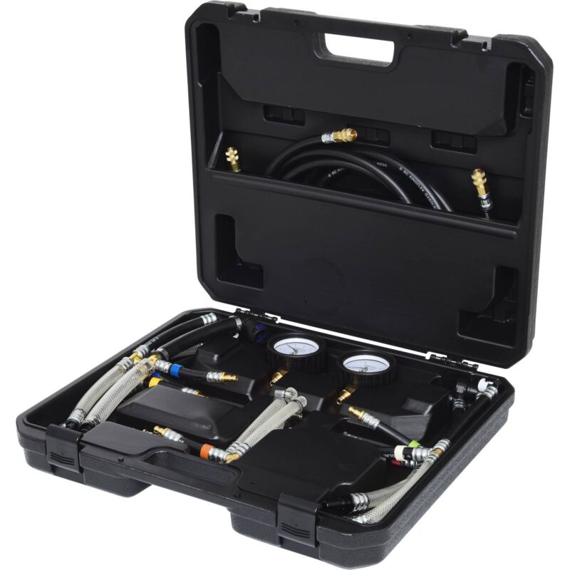 Coffret De Contrôle De Pression Essence Brilliant Tools - 44 Pièces, 0-10 Bar - Pour Mercedes, BMW, Audi...