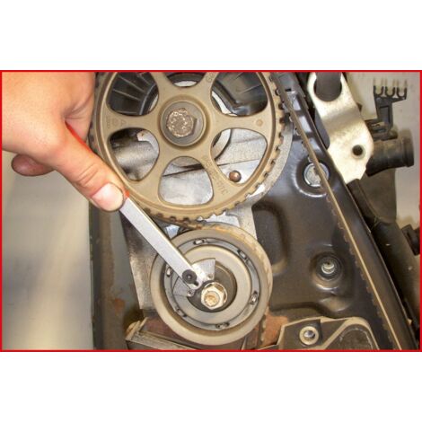 KS Tools 150.3017 Chiave per Rullo Tendicinghia, Vag, 20 mm