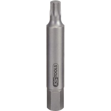 KS Tools 150.3109 10mm Spezial-Bit Vielzahn, M8, 75mm