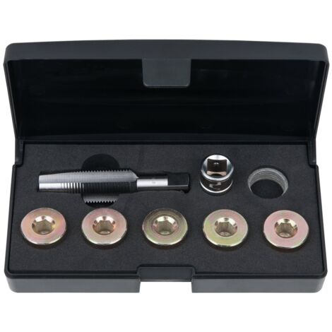 KS-Tools 150.4935 Ölablassschrauben-Gewindereparat ur-Satz, 12-tlg. M18 x 1,5