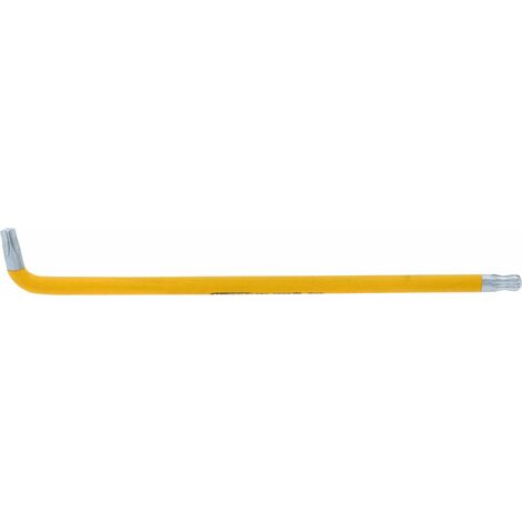 KS Tools 151.4297 Kugelkopf-Torx-Winkelstiftschlüssel, XL, T40, 108° abgewinkelt