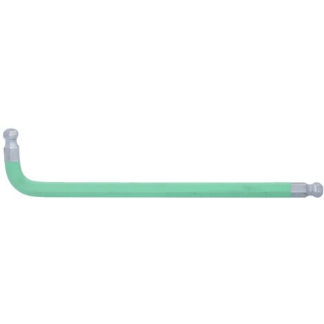 KS-Tools 151.4312 Doppel-Kugelkopf-Innensechskant- Winkelstiftschlüssel, XL, 12,0mm, Mintgrün