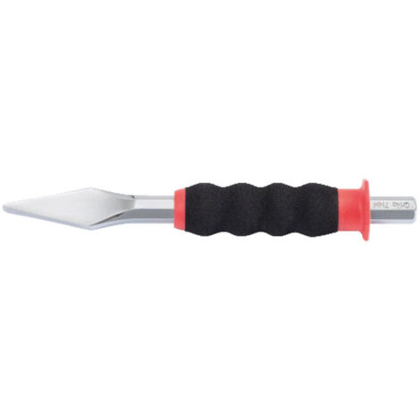 KS-Tools 156.0242 Kreuzmeißel m.Handschutzgriff,8- kant, 7mm, L=190mm