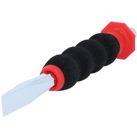 KS-Tools 156.0252 Flachmeißel mit Handschutzgriff, 8-kant, 12mm