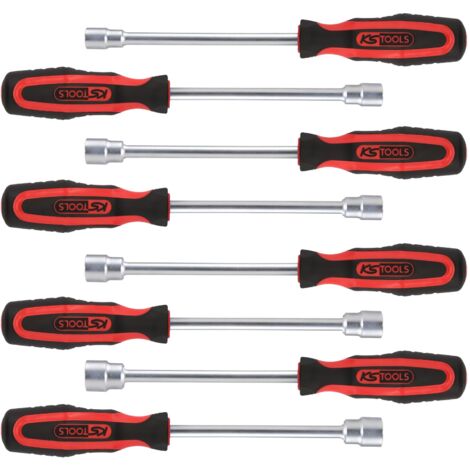 KS Tools 159.1200 Serie di Giraviti a Bussola Ergotorqueplus, 8 Pezzi, 5-13 mm