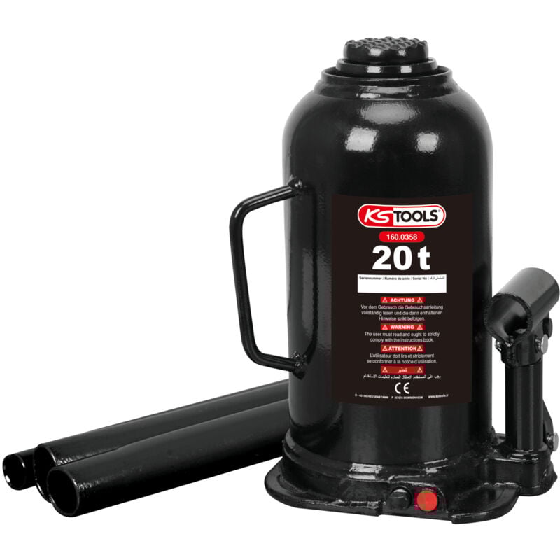 Kstools - ks Tools - Cric bouteille hydraulique, 20t - 160.0358