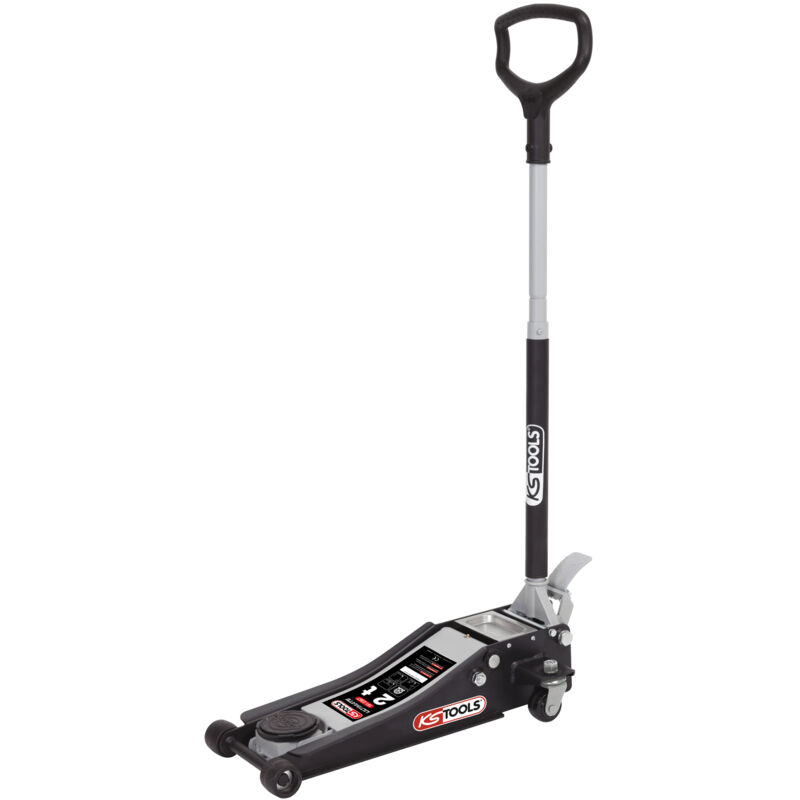 KS TOOLS 161.0367 Cric hydraulique extra-bas acier ULTIMATE 2T