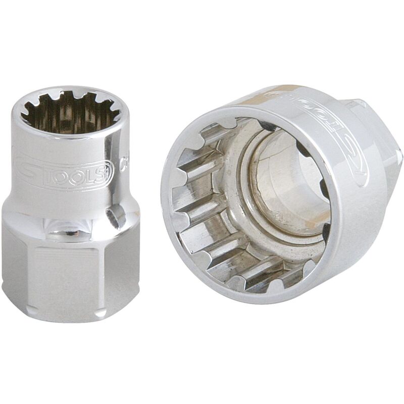 

KS TOOLS 19mm Llaves de vaso pasante 22mm 'TRIPLEplus'