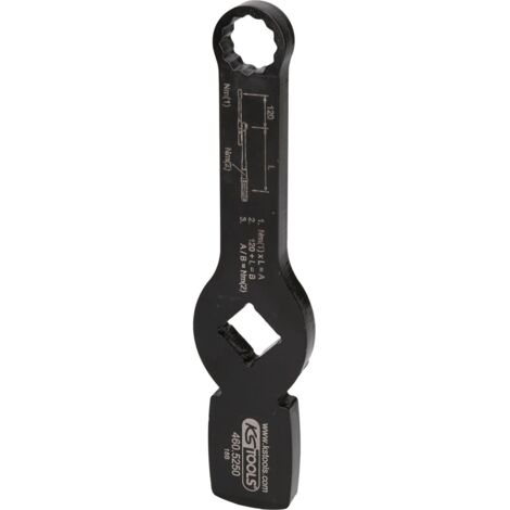 KS Tools 3/4" Schlag-Zwölfkant-Schlüssel mit 2 Schlagflächen, 19 mm - 460.5250