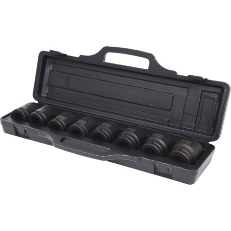 KS TOOLS 3/4&quot Sechskant-Kraft-Stecknuss-Satz 8tlg. kurz 24-38 mm - 515.0210
