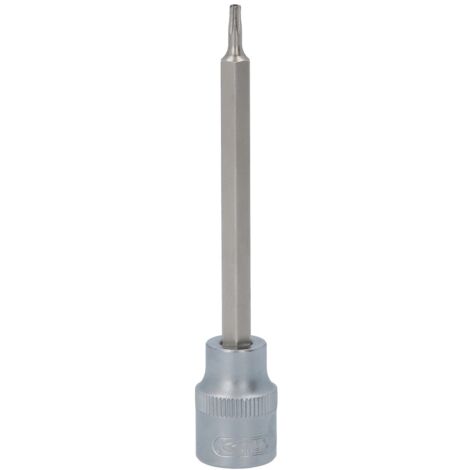 KS Tools 3/8 Bit-Stecknuss Torx mit Stirnlochbohrung, lang, TB10