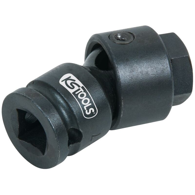 

KS TOOLS Llave de vaso articulada con punta de 3/8' de servicio de aceite para tornillos con encastre hexagonal, 17 mm