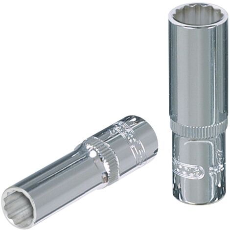 KS Tools 3/8 CHROMEplus 12-kant-Stecknuss, lang, 18 mm