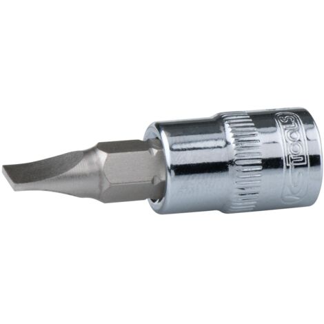 KS Tools 3/8 CHROMEplus Bit-Stecknuss Schlitz, 12 mm