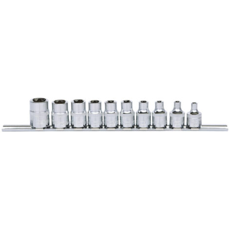 KS Tools 3/8" CHROMEplus TX-E Stecknuss-Satz, 10-teilig