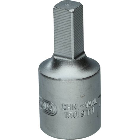 KS TOOLS 3/8' Douille de vidange 4 pans, 7 mm ( 150.9111 )