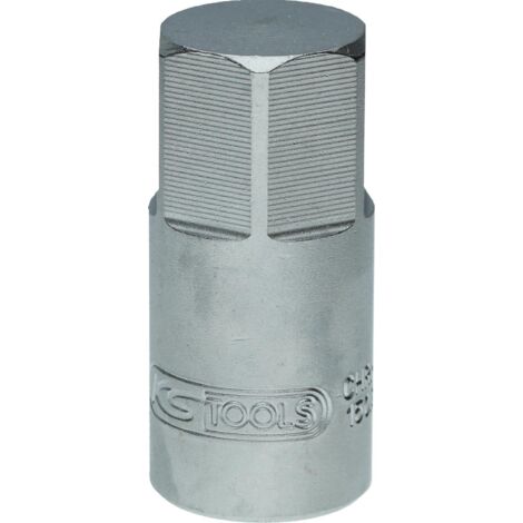 KS TOOLS 3/8' Douille de vidange 6 pans, 17 mm ( 150.9128 )