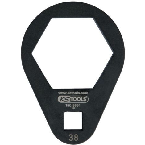 KS Tools 3/8" Einsteck-Ringschlüssel, extra flach, 38 mm - 150.9591