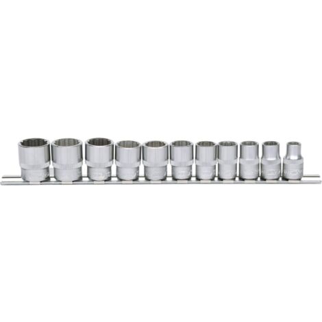 KS TOOLS 3/8" Jeu de douilles 12 pans, 11 pcs - 911.0609
